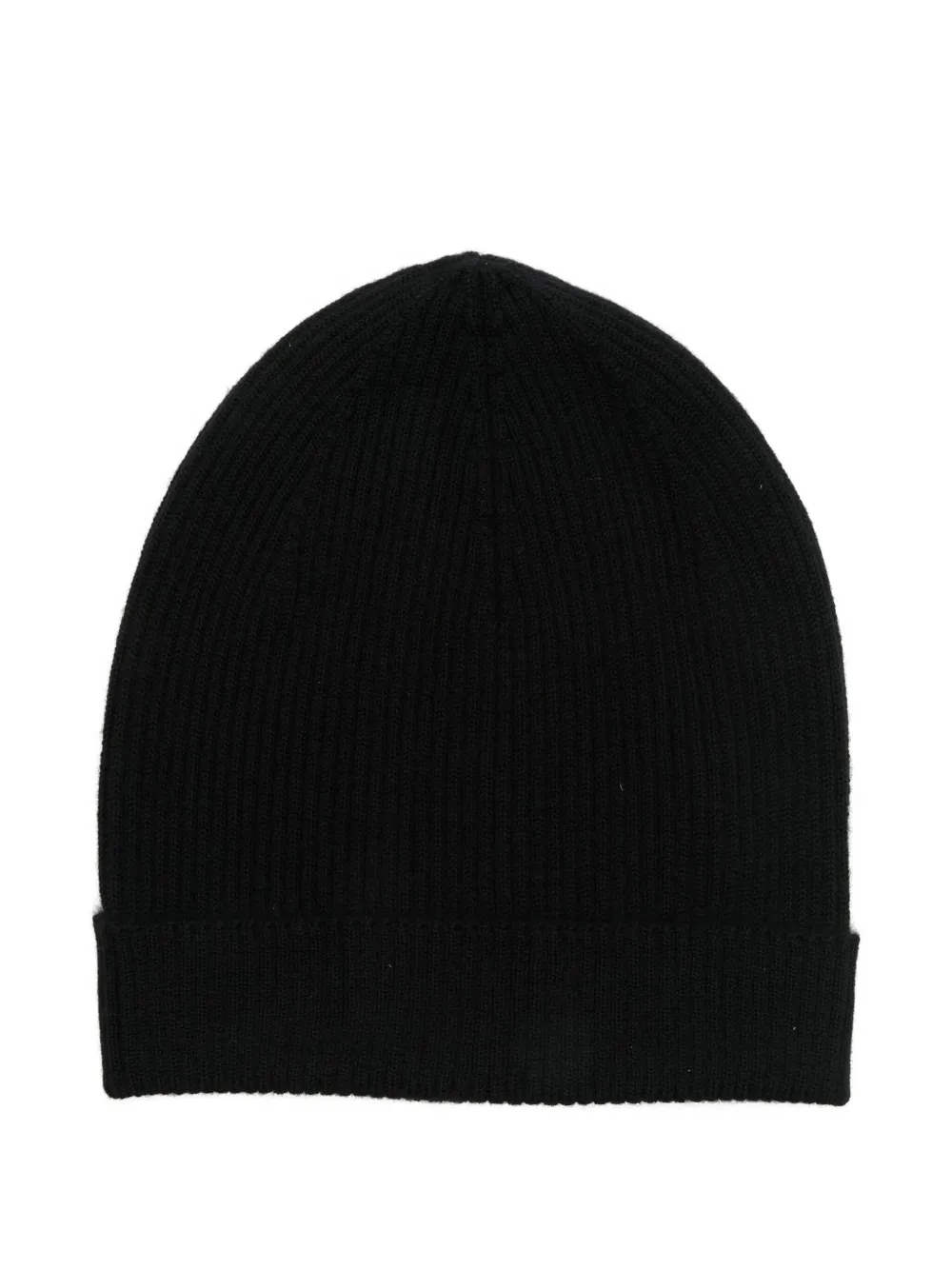 Rick Owens ribbed cashmere beanie - Nero