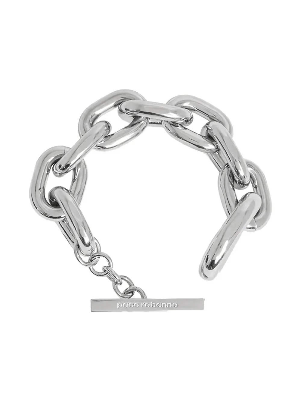 Rabanne XL link bracelet - Argento