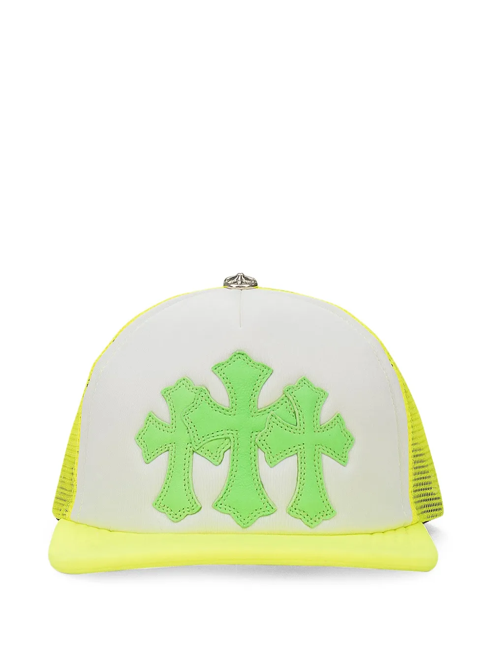 Chrome Hearts cross-patch trucker cap - Verde
