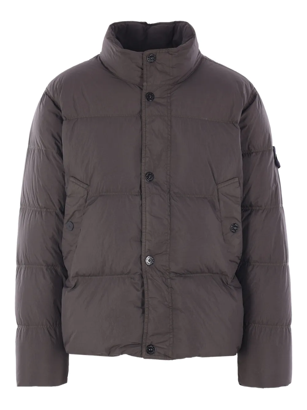 Stone Island Compass-badge padded jacket - Marrone