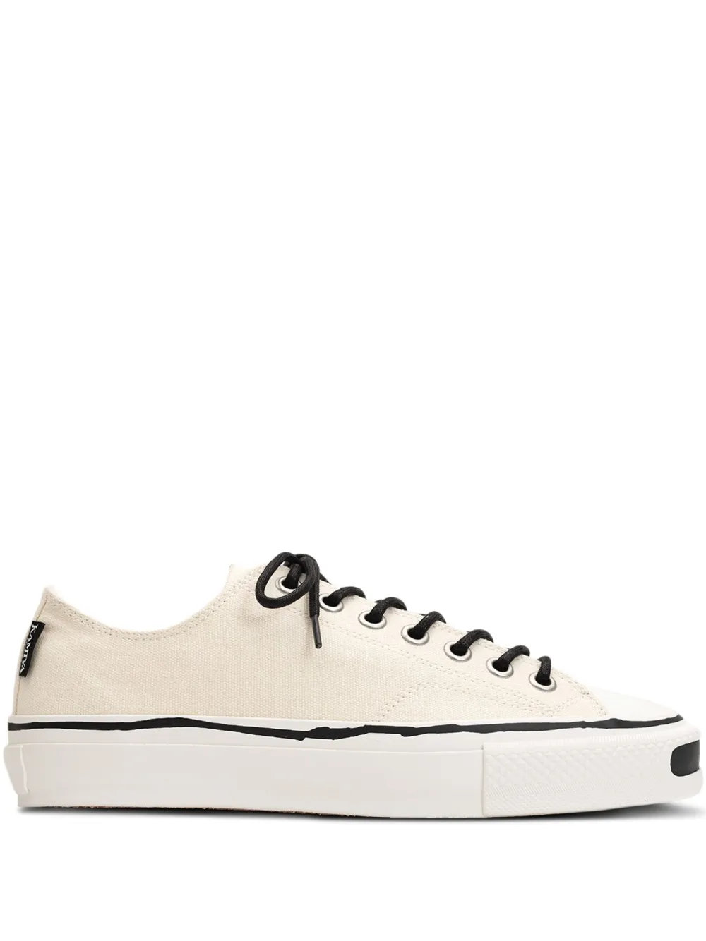KAMIYA Joey vulcanized cotton sneakers - Bianco