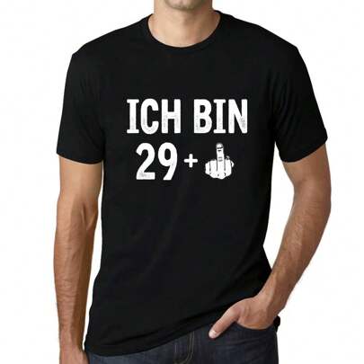 Maglietta da uomo I'm 29 Plus Middle Finger – Ich Bin 29 Plus Mittelfinger – 29 anni Maglietta grafica Idea regalo 29° compleanno Vintage Anno 1995 No