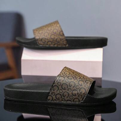 Ciabatte da uomo stampate, pantofole piatte in EVA morbida antiscivolo di moda, ciabatte da spiaggia estive da uomo, ciabatte casual da uomo super con