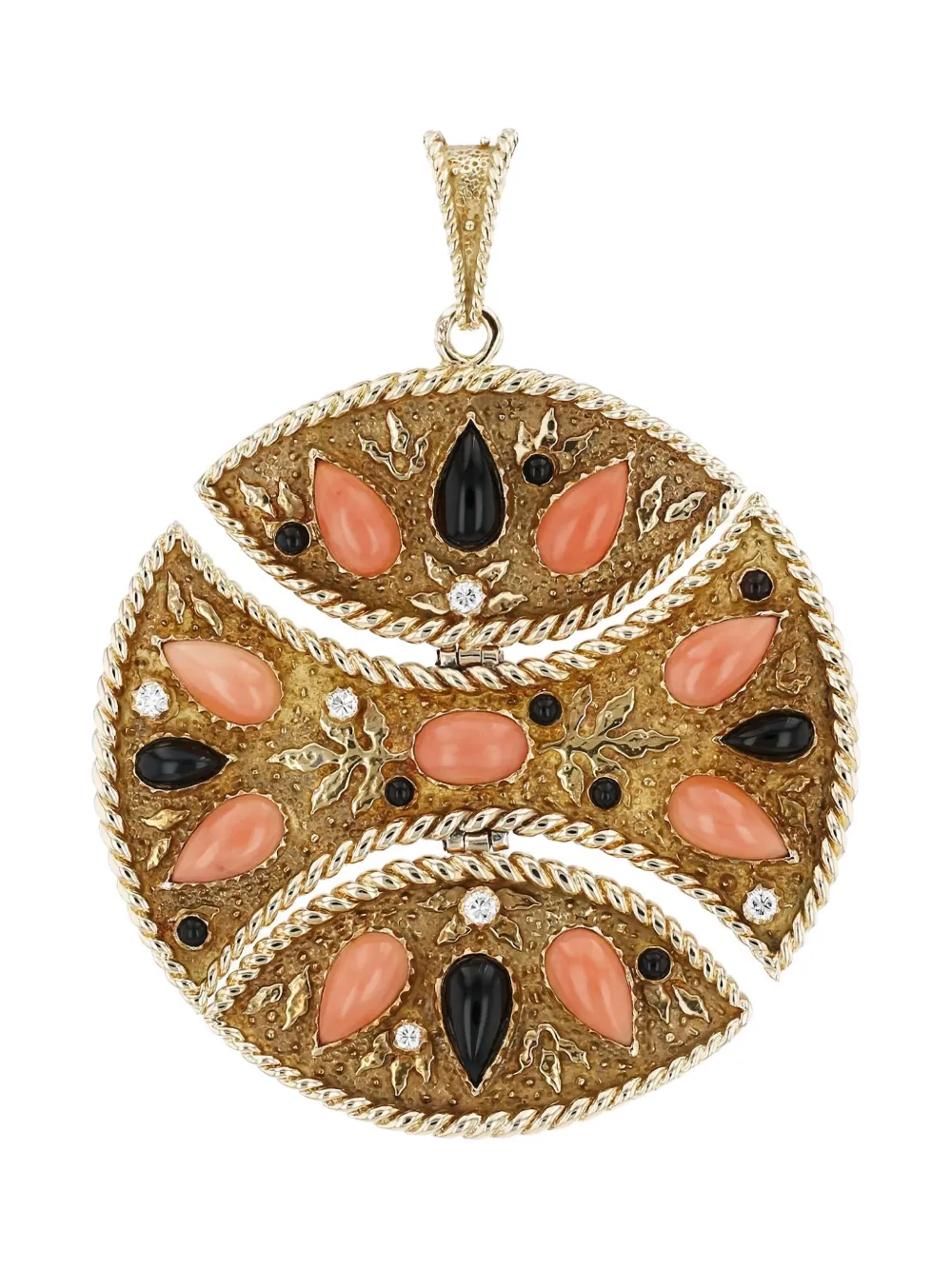 Van Cleef & Arpels Vintage 1970s 18K yellow gold multi-stone necklace - Oro