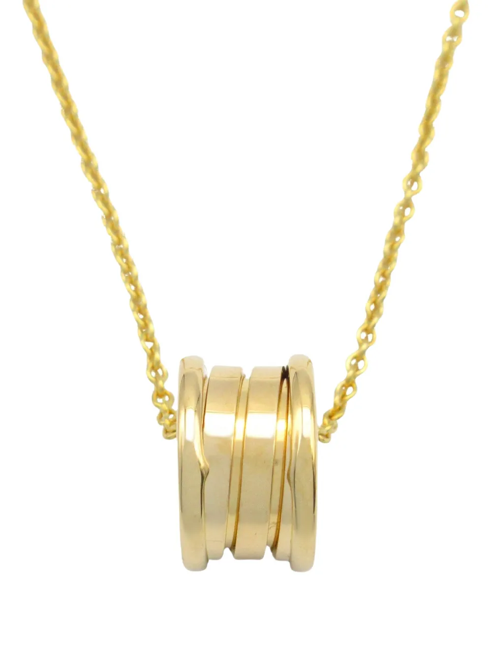 Bvlgari Pre-Owned 2010s 18K yellow gold B-zero1 necklace - Oro