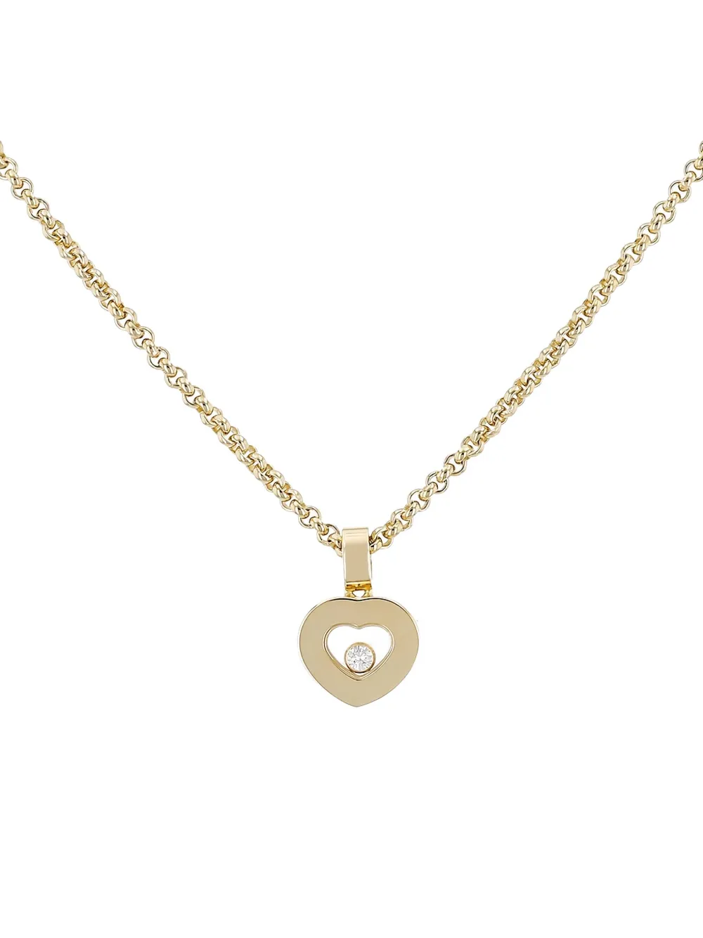 Chopard Pre-Owned 18K yellow gold Happy Diamonds Icon diamond necklace - Oro