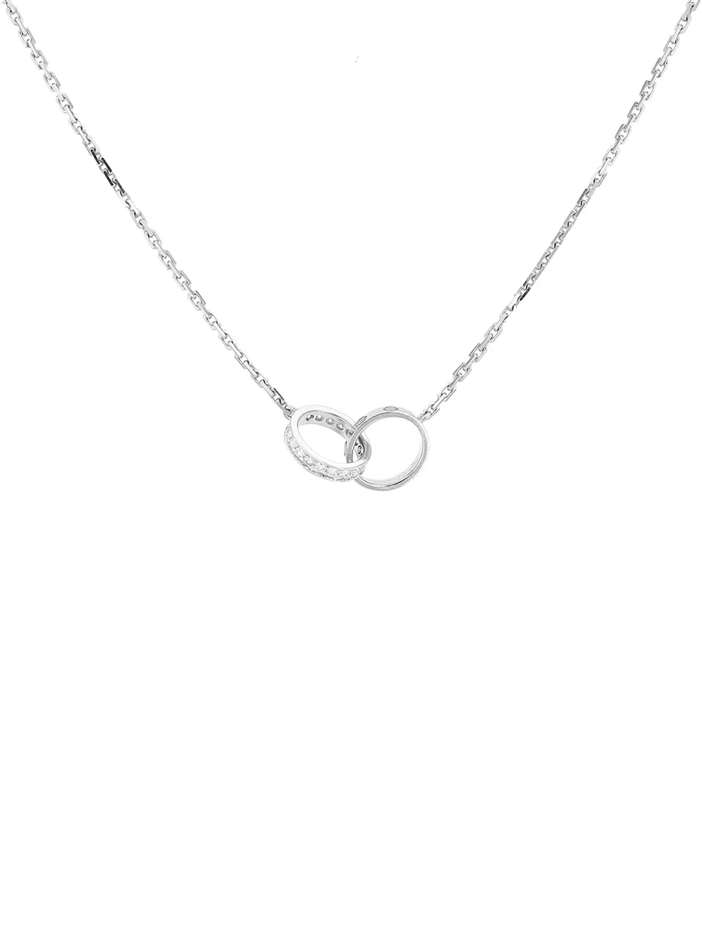 Cartier 18K white gold Love pendant necklace - Argento