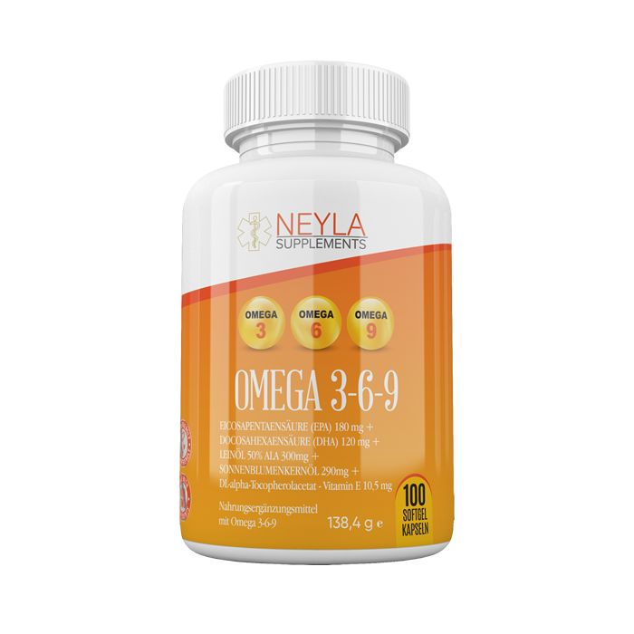 NEYLA® Omega 3-6-9 Softgel Kapseln 90 pz Capsule