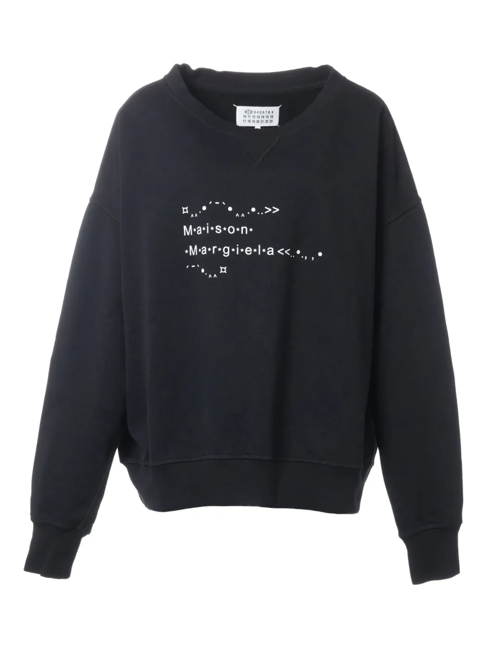 Maison Martin Margiela Pre-Owned 2023 graphic print sweatshirt - Nero