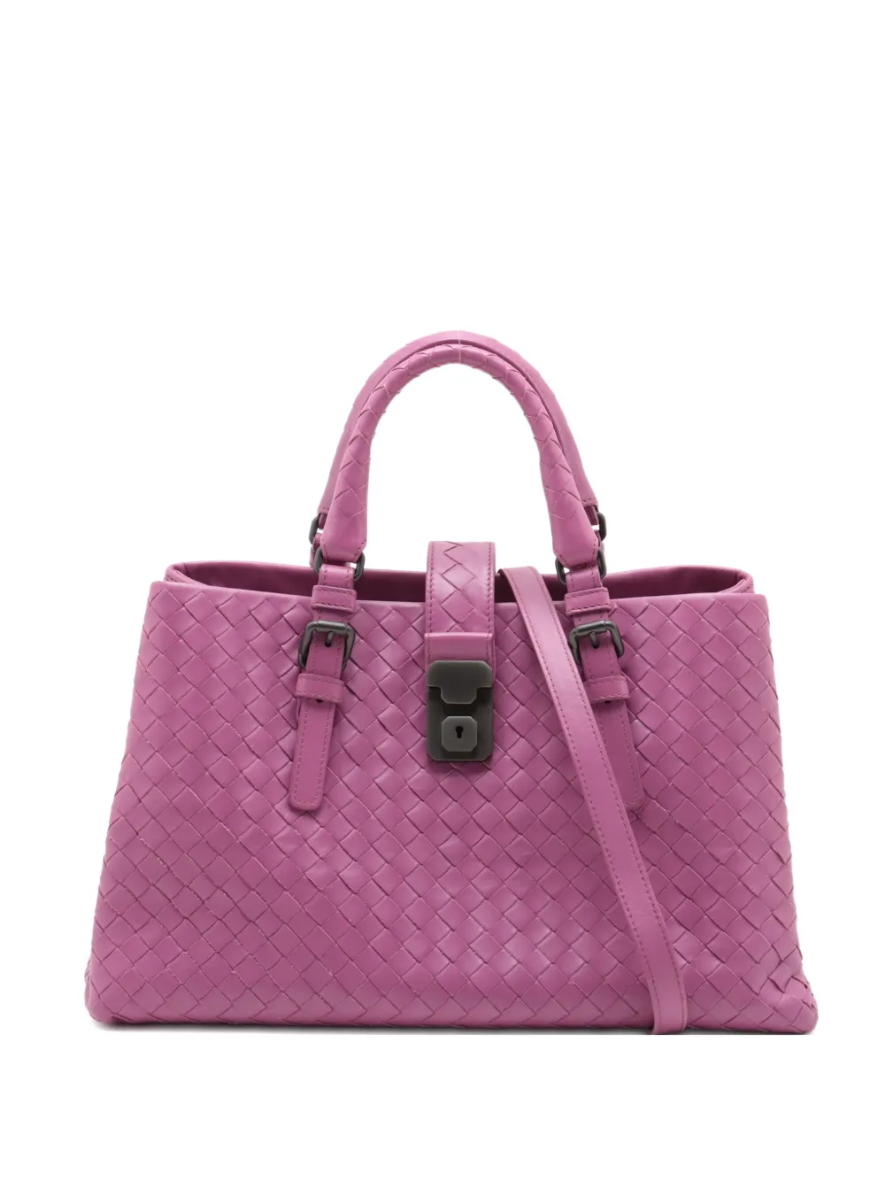 Bottega Veneta Pre-Owned 2023 Roma intrecciato tote bag - Rosa
