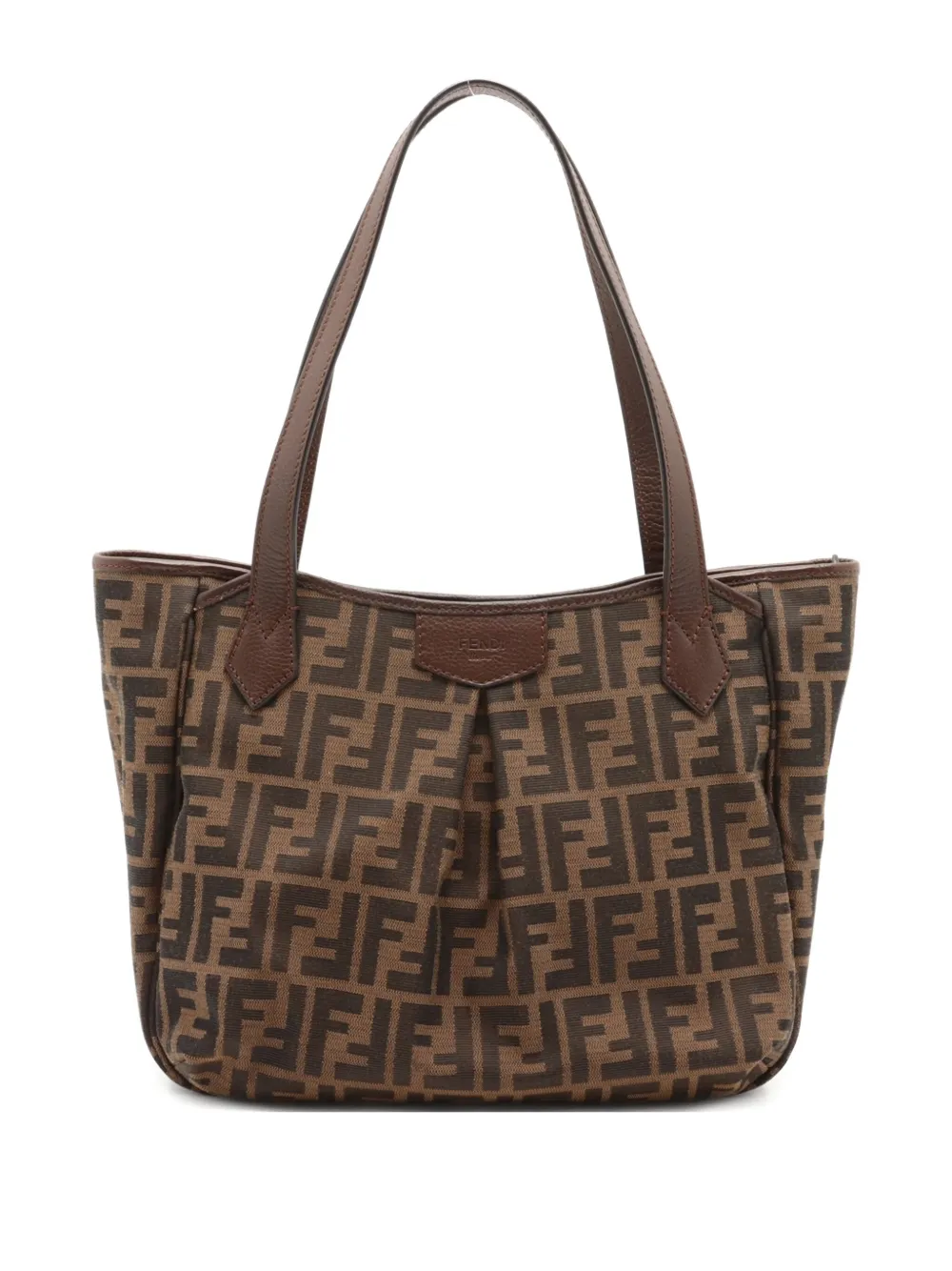 Fendi Pre-Owned Zucca monogram tote bag - Marrone