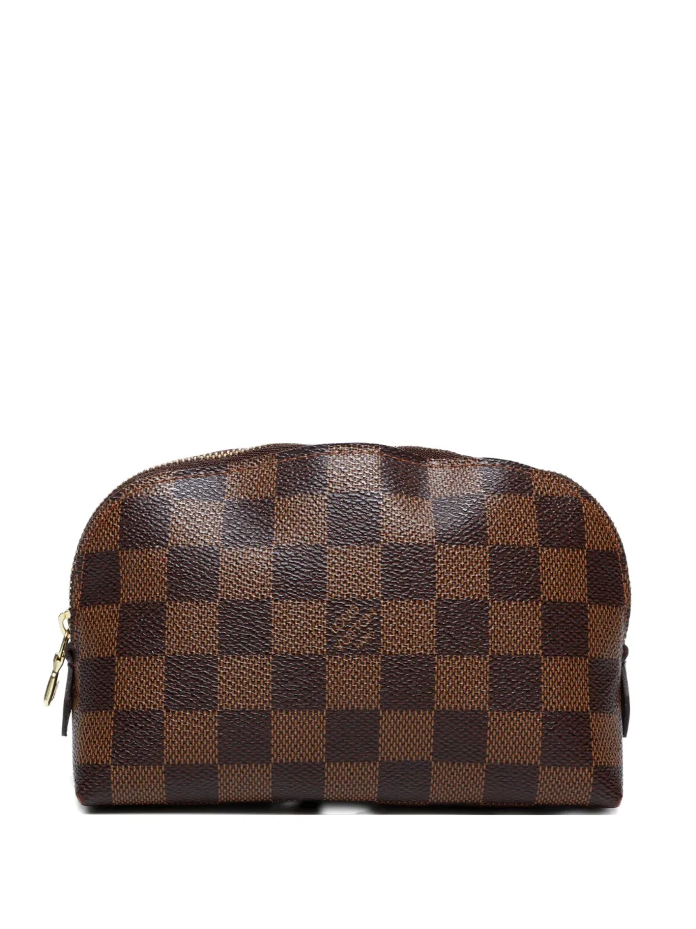 Louis Vuitton Pre-Owned 2014 Damier Ebene Pochette Cosmetic PM pouch - Marrone