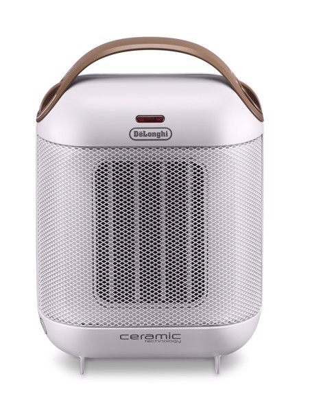 De’Longhi Capsule HFX30C18.IW Interno Marrone, Bianco 1800 W Riscaldatore ambiente elettrico con ventilatore