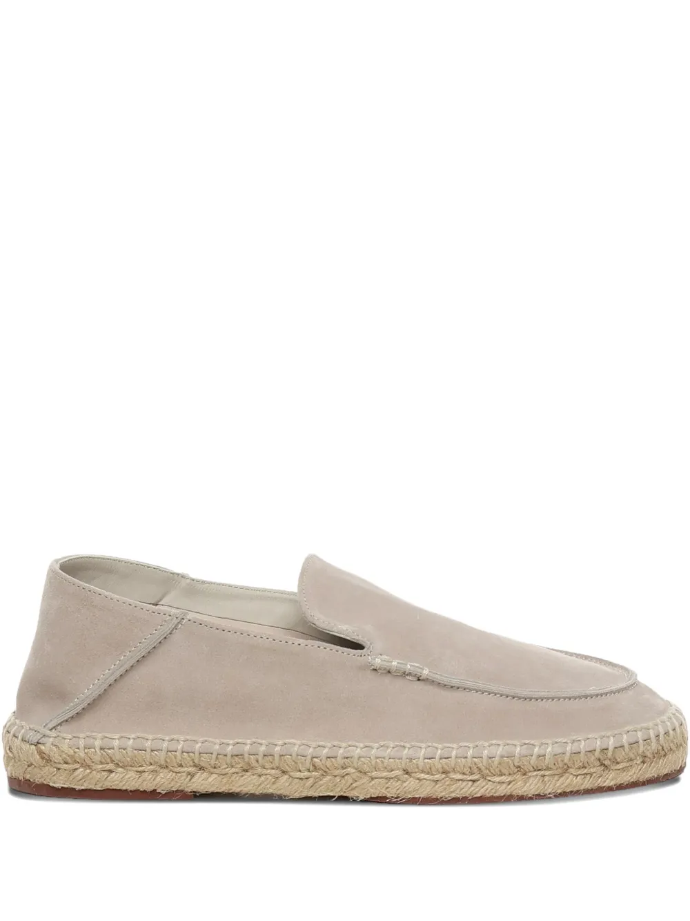 Loro Piana Seaside Walk suede calfskin espadrilles - CLASSIC BEIGE
