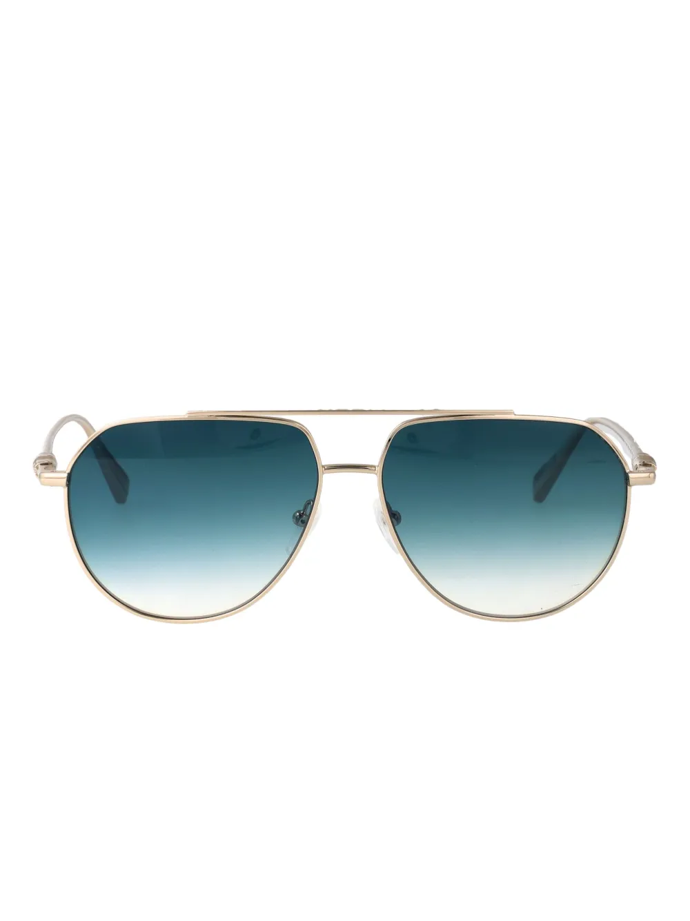 Longchamp metal-frame gradient sunglasses - Oro