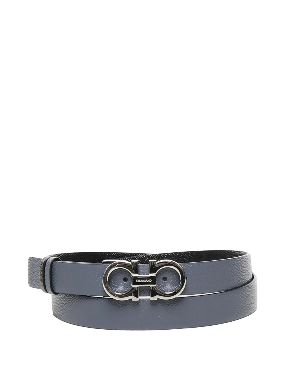 Ferragamo Gancini reversible belt - Nero