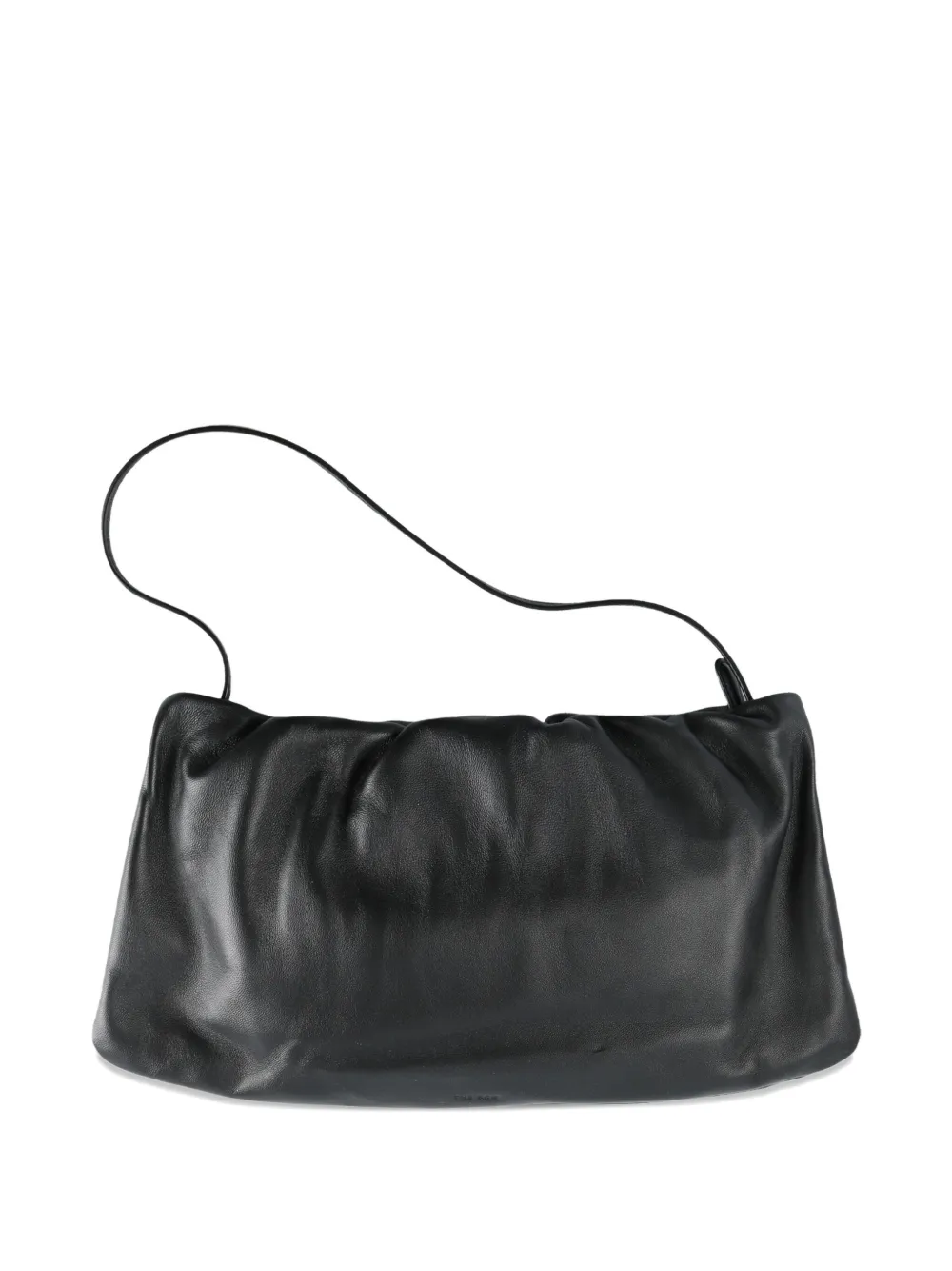 The Row leather shoulder bag - Nero