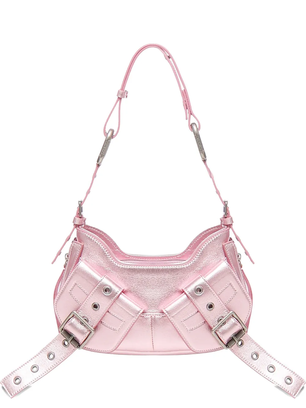 BIASIA small buckle-detailsshoulder bag - Rosa