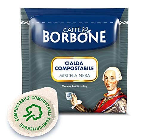Caffè Borbone Miscela Nera - Confezione Da 50 Cialde - Compatibili E.S.E. Dm 44