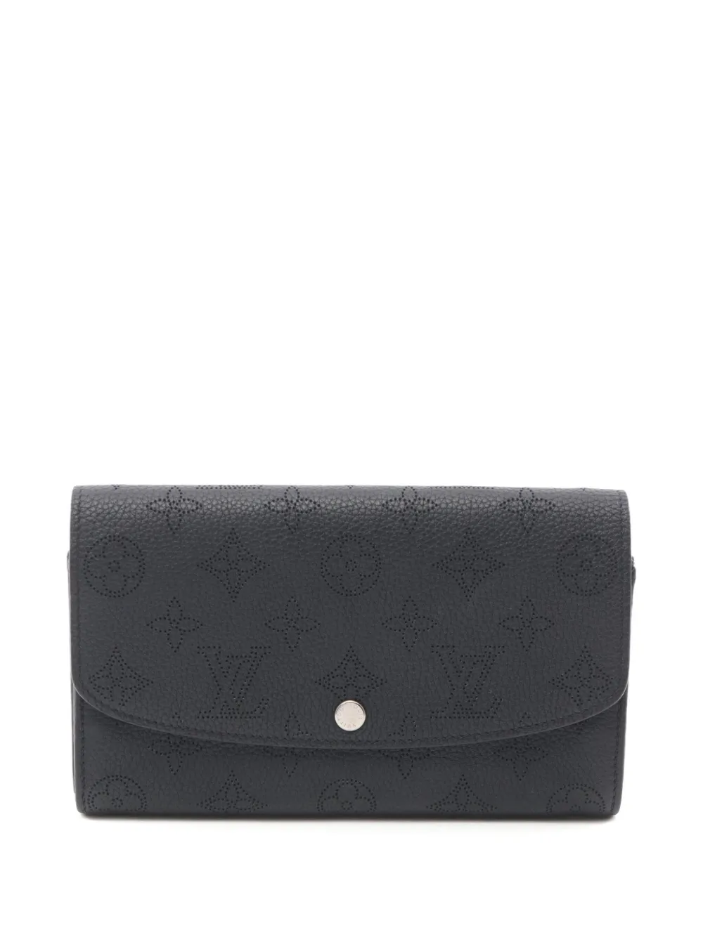 Louis Vuitton Pre-Owned 2016 Iris mahina-leather long wallet - Nero