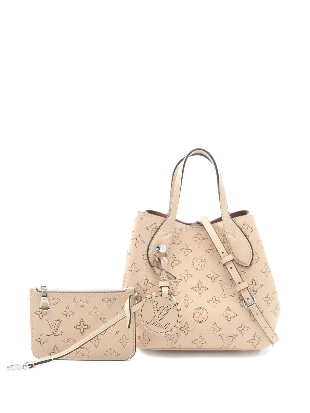 Louis Vuitton Pre-Owned 2021 Blossom PM Mahina Perforated Leather tote bag - Toni neutri