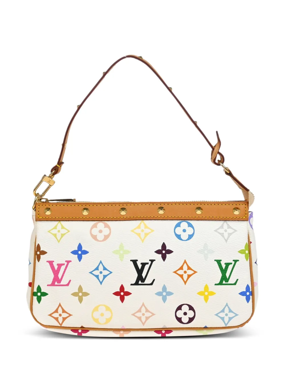 Louis Vuitton Pre-Owned x Takashi Murakami Borsa a mano Pochette Accessoires Louis Vuitton 2003 - Bianco