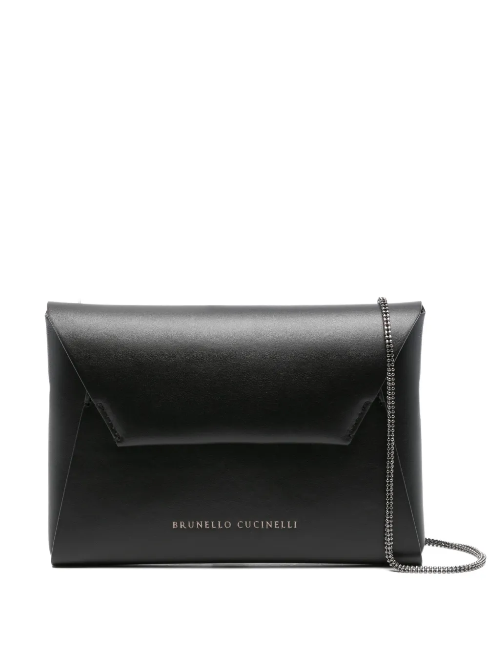 Brunello Cucinelli envelope clutch bag - Nero
