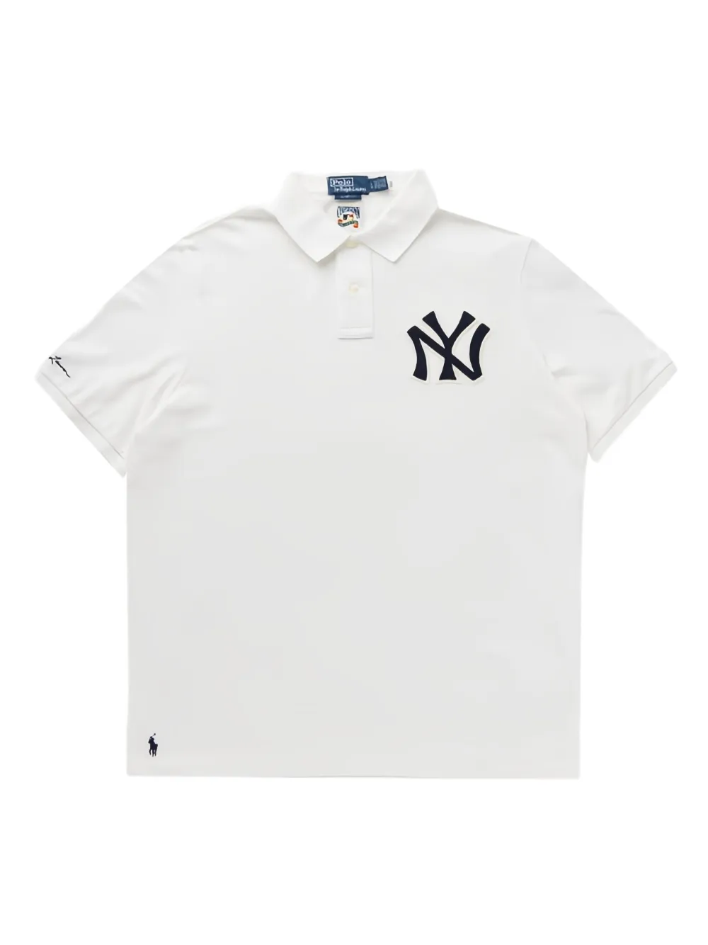 Polo Ralph Lauren x MLB Yankees logo polo shirt - Bianco