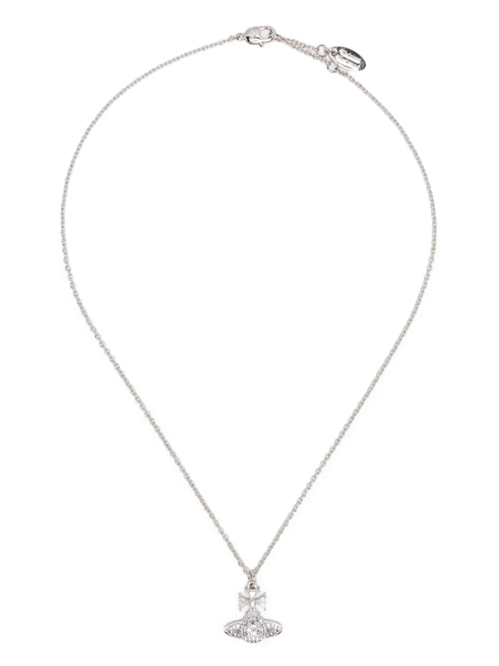 Vivienne Westwood Orb crystal-embellished necklace - Argento