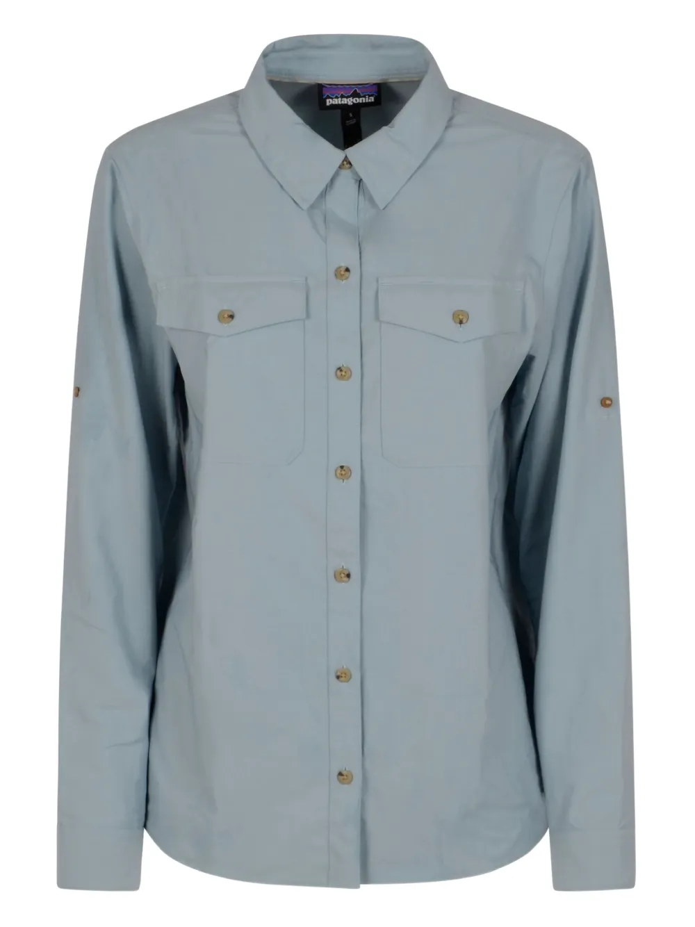 Patagonia long-sleeve button-down shirt - Blu