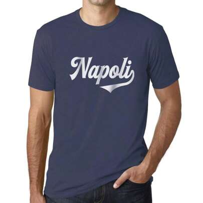 T-shirt Napoli da uomo – Napoli – T-shirt grafica eco-responsabile regalo vintage novità