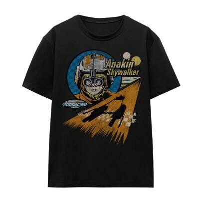 T-shirt unisex adulta Mos Espa Anakin Skywalker (Nera)