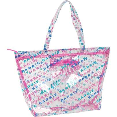 Borsa shopping "Logomania" di Barbie - Borsa shopping grande e rinforzata con design moderno - Ideale per lo shopping, i viaggi e l'uso quotidiano