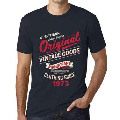 T-shirt da uomo Original Vintage Clothing Since 1973 – Original Vintage Clothing Since 1973 – 51 anni Graphic T-shirt Idea regalo 51° compleanno Vinta