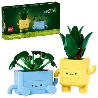 LEGO 10349 Botanicals Happy Plants Giocattolo per bambini da 9 anni in su