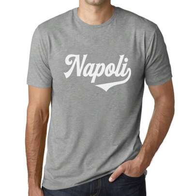 T-shirt Napoli da uomo – Napoli – T-shirt grafica eco-responsabile regalo vintage novità