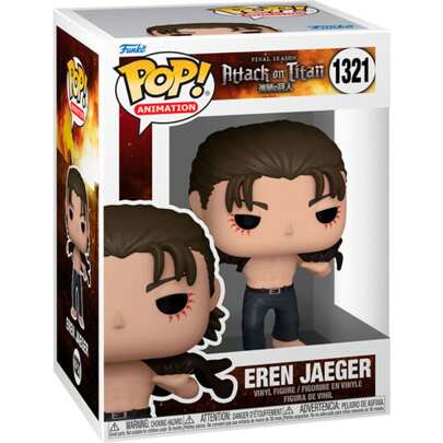 ATTACK ON TITAN EREN JEAGER POP FIGURE - Funko Pop da collezione in edizione limitata - Funko Pop Design dettagliato e realistico - Funko Pop Ideale c