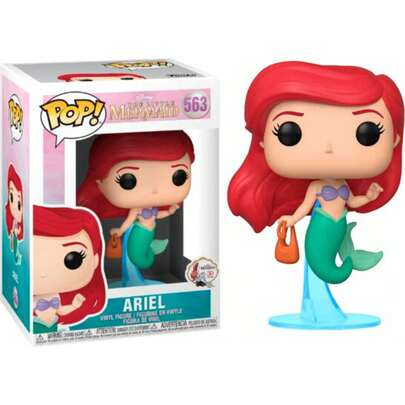 DISNEY POP FIGURE LA SIRENETTA ARIEL CON BORSA - Edizione limitata Funko Pop da collezione - Funko Pop Design dettagliato e realistico - Funko Pop Ide