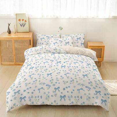 2/3 pezzi Set copripiumino, Set copripiumino, Set biancheria da letto, Stile principessa carino per Set copripiumino Festa dell'Indipendenza, Set rega