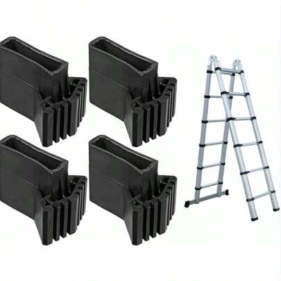 Confezione da 4 piedini di ricambio per scale, piedini in gomma per scale, piedini di sicurezza per scale, protezioni per scale, accessori per scale,