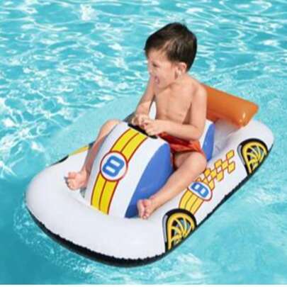 1 pezzo BESTWAY 110x75cm gommone per auto, barca per piscina, barca gonfiabile, cuscino gonfiabile per piscina, salvagente, anello galleggiante per ad