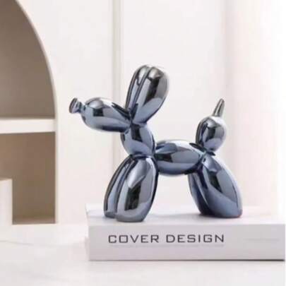 Nordic Keramik Ballon Hund Abstract Ornament Kreative Skulptur Studie Zimmer Statue Home Office Zubehör Festival Dekoration