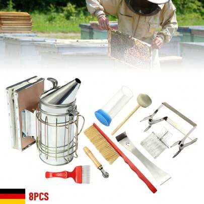 Accessori per utensili per apicoltura Starter kit per alveare in acciaio inossidabile Strumenti Accessori per apicoltura