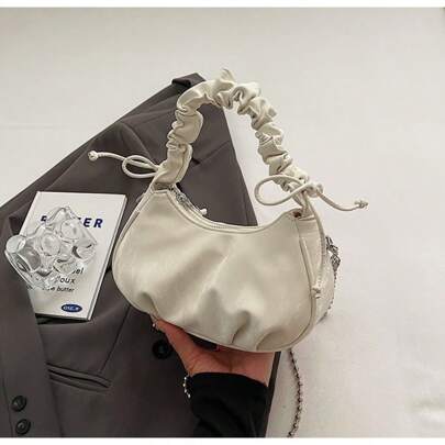 Borsa da donna Fold Clouds Bag Hang-Up Armpit Bag Premium Sense Shoulder Slant Bag