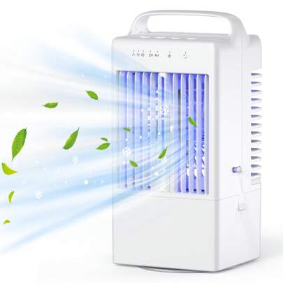 Nuovo ventilatore raffreddato ad acqua USB da scrivania, condizionatore d'aria per camera da letto, mini raffrescatore d'aria portatile per uso domest