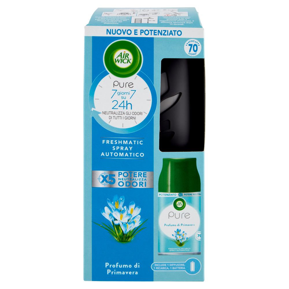 Air Wick Freshmatic Completo Pure Profumo di Primavera Profumatore 250 ml - -