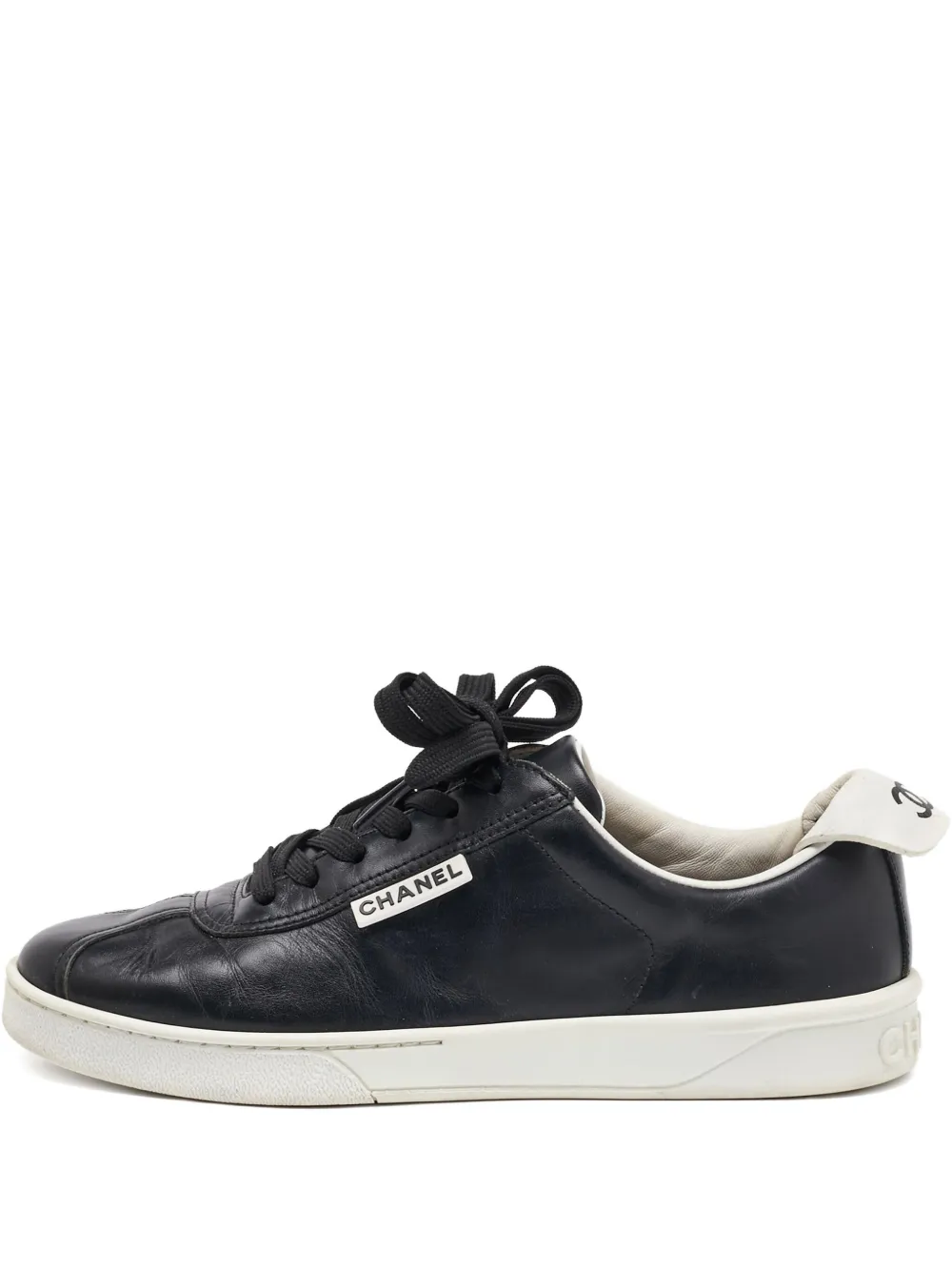 CHANEL Pre-Owned leather sneakers - Nero