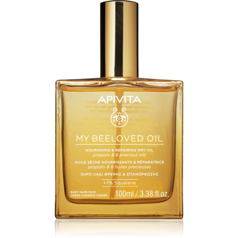 Apivita My Beeloved Oil Olio Secco Nutriente Per Viso, Corpo E Capelli 100 Ml