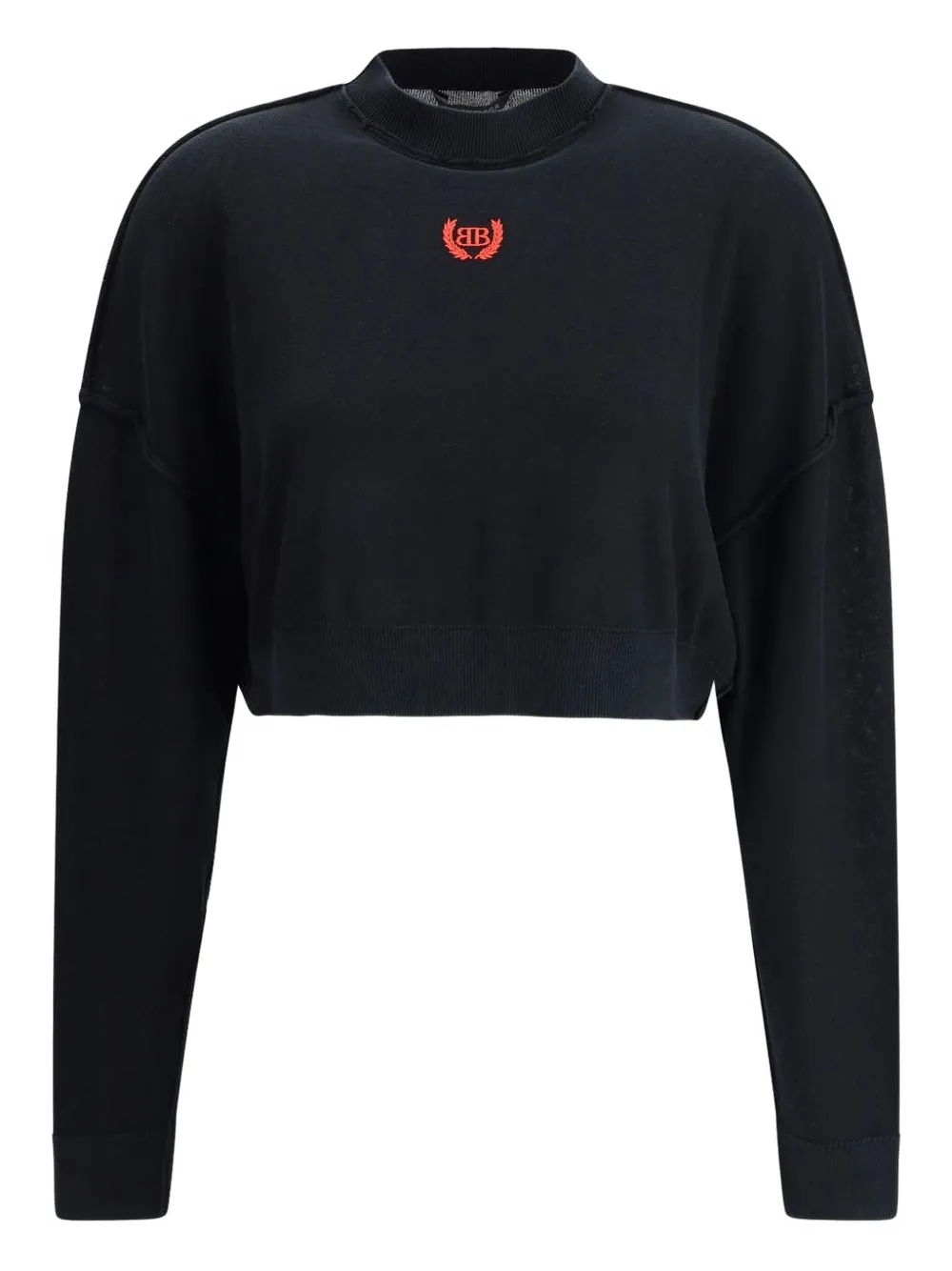 Balenciaga Maglione con ricamo - Nero
