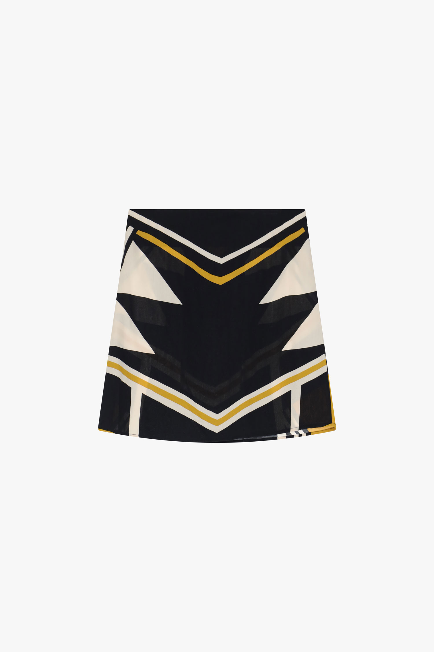 Top sin tirantes con estampado
